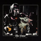 Image produit Le T-shirt noir The Child is My Co-Pilot - Star Wars The Mandalorian