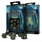 Product image Call of Cthulhu Glow in the Dark RPG Dice Set 7pcs black