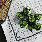Image produit Set de dés RPG Call of Cthulhu 7ème édition 7pcs noir