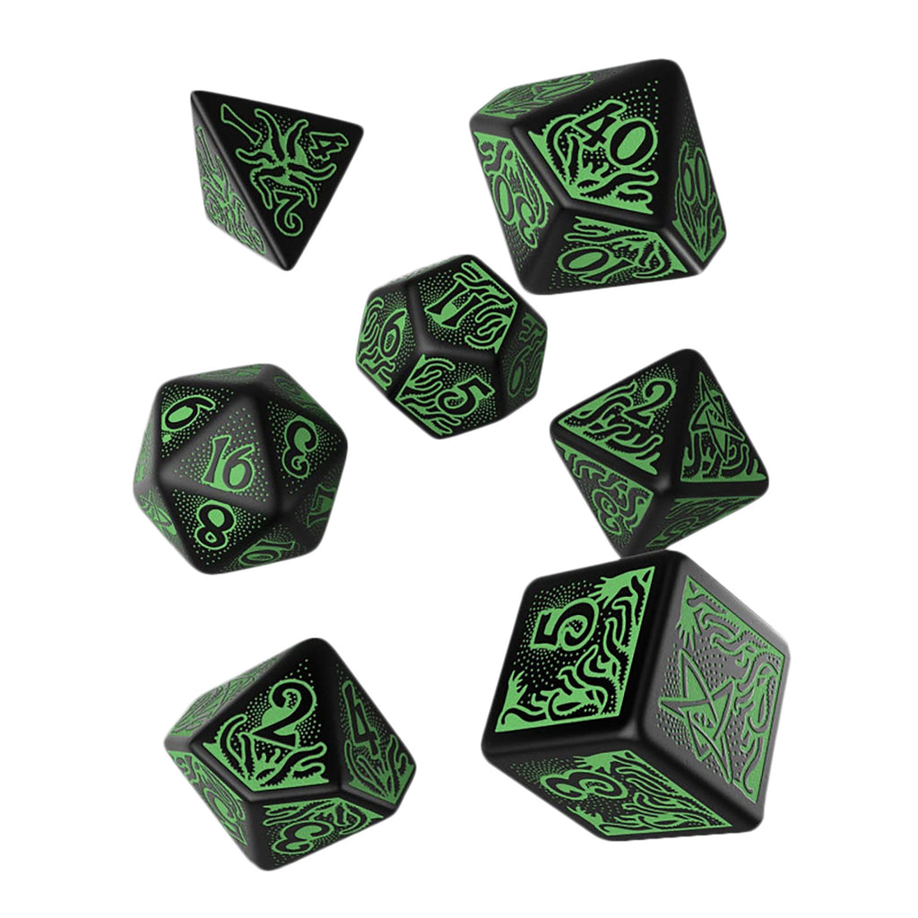 Image produit Set de dés RPG Call of Cthulhu 7ème édition 7pcs noir