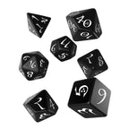 Image produit Jeu de dés RPG classique 7pcs noir