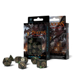 Image produit Dragons RPG set de dés 7pcs vert