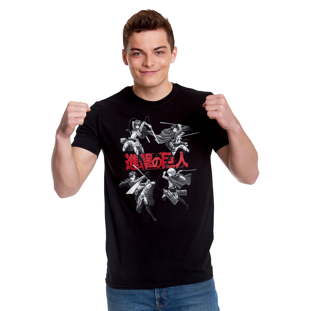 Image produit Attack on Titan - T-Shirt Personnages