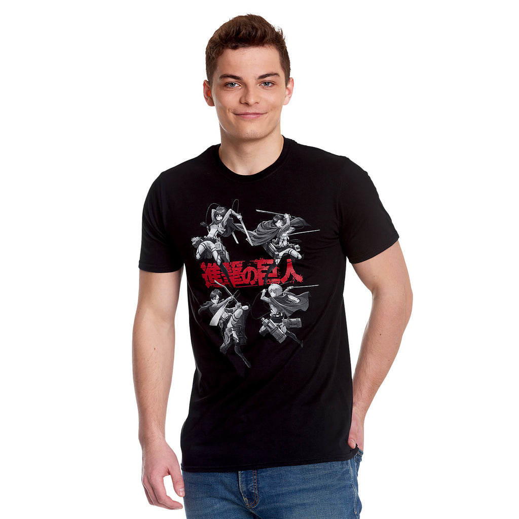 Image produit Attack on Titan - T-Shirt Personnages