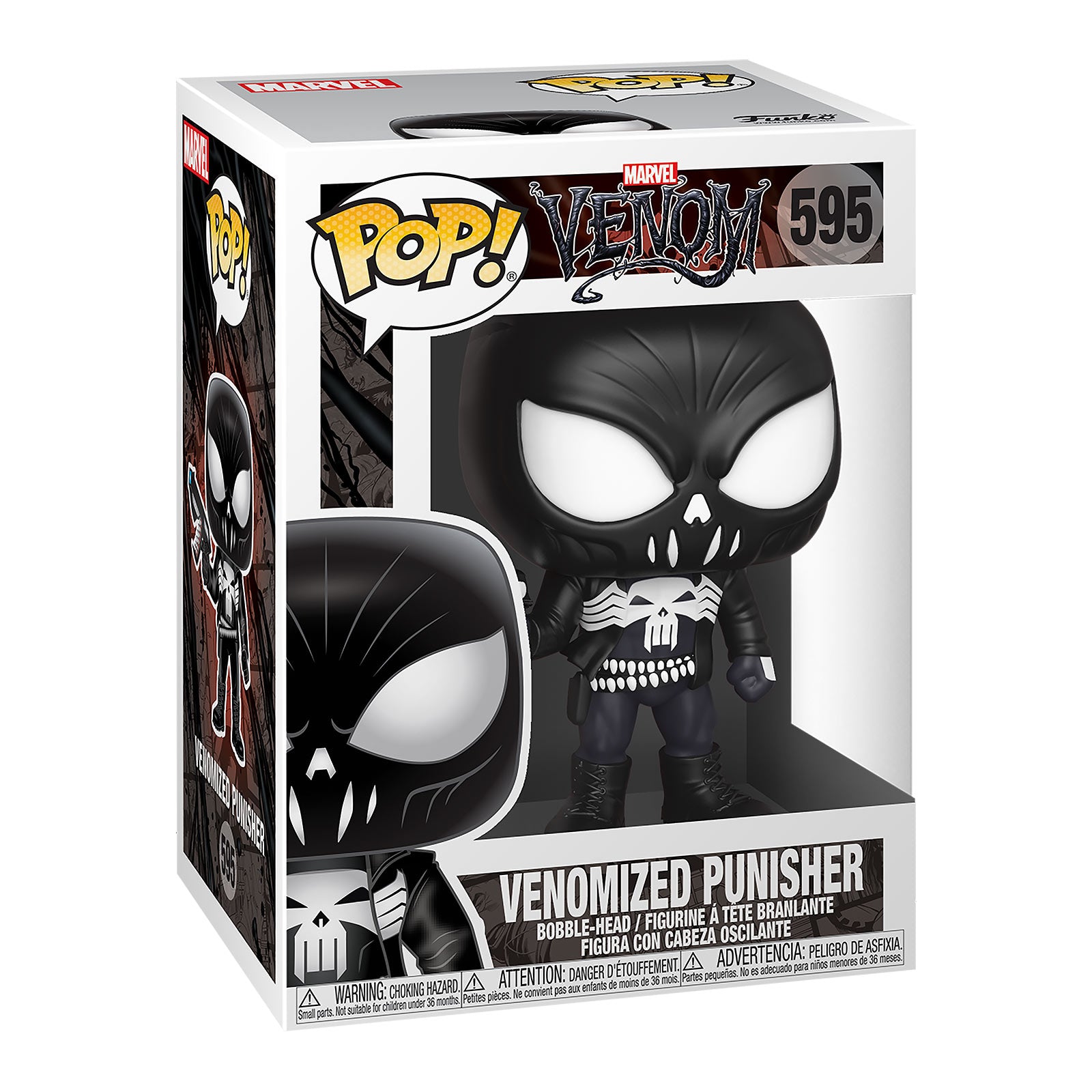 Image produit Marvel - Punisher Venomisé Figurine Funko Pop à Tête Branlante
