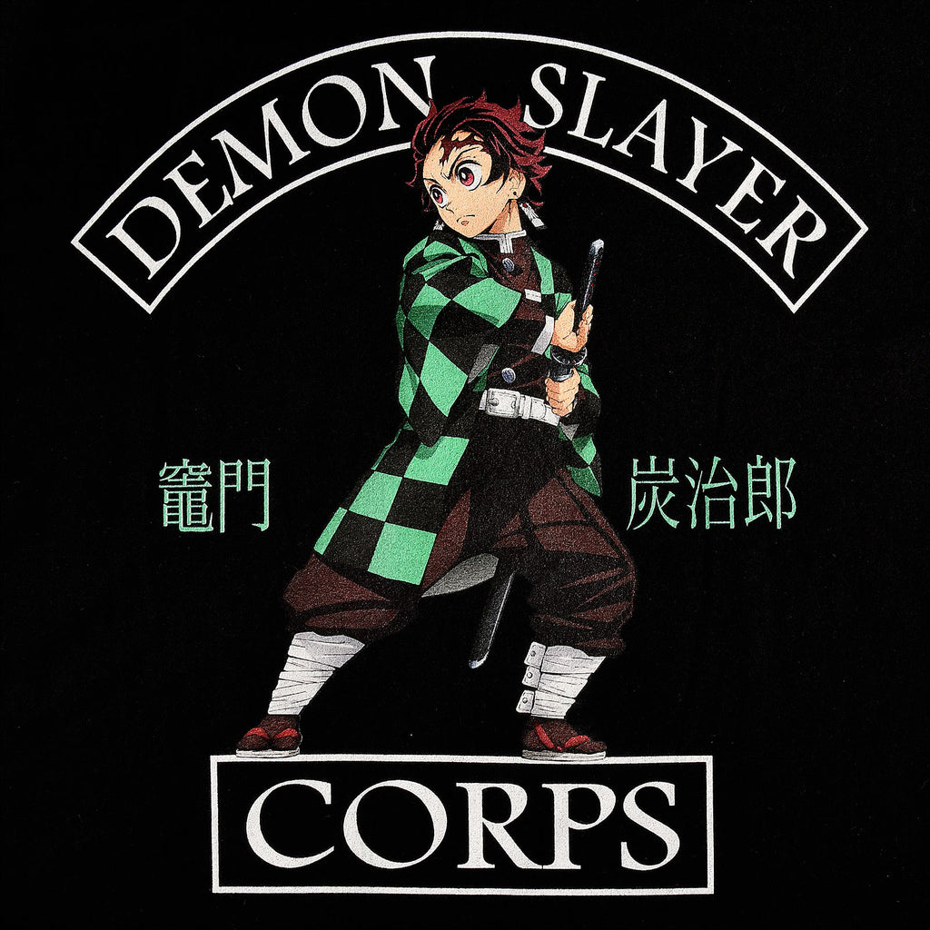 Image produit Demon Slayer - T-shirt noir Tanjiro Kamado