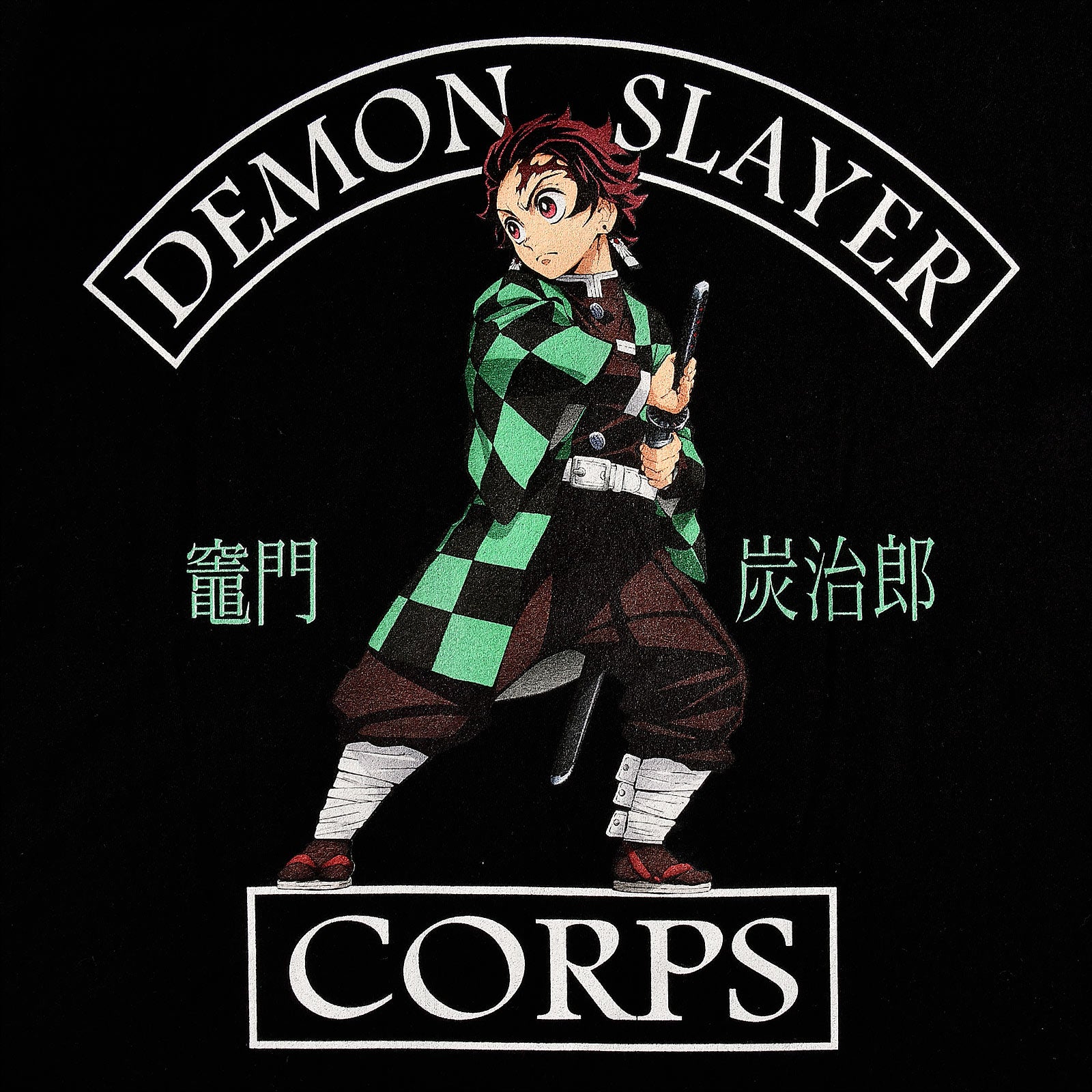 Image produit Demon Slayer - T-shirt noir Tanjiro Kamado