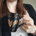 Image produit Wonder Woman - Tasse Logo noir