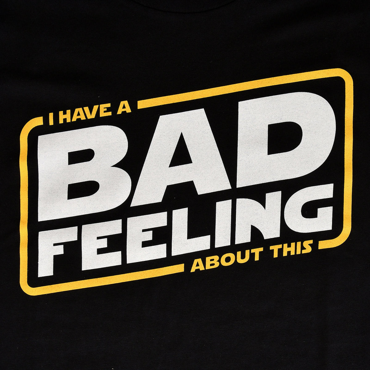 Image produit T-shirt Bad Feeling pour les fans de Star Wars noir