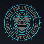 Image produit T-shirt bleu Pen & Paper Let The Dice Decide