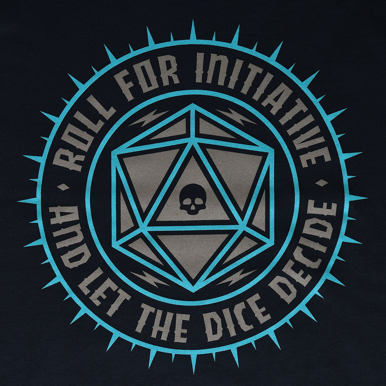 Image produit T-shirt bleu Pen & Paper Let The Dice Decide
