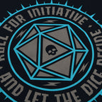 Image produit T-shirt bleu Pen & Paper Let The Dice Decide