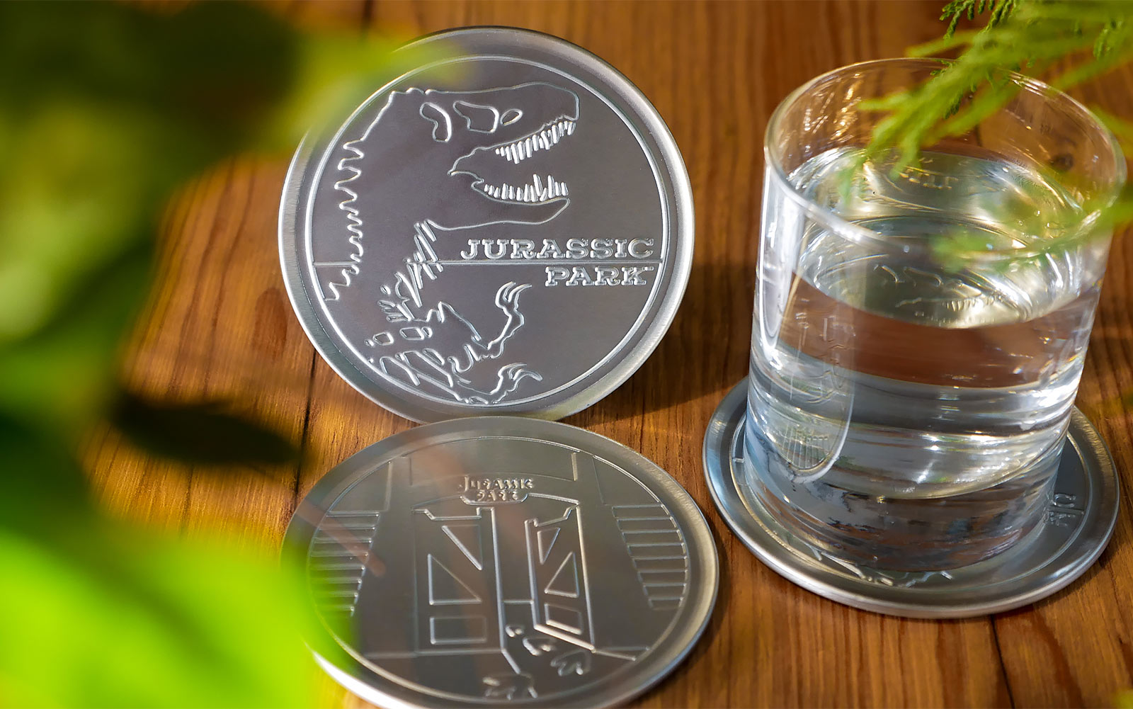 Image produit Set de 4 sous-verres Jurassic Park