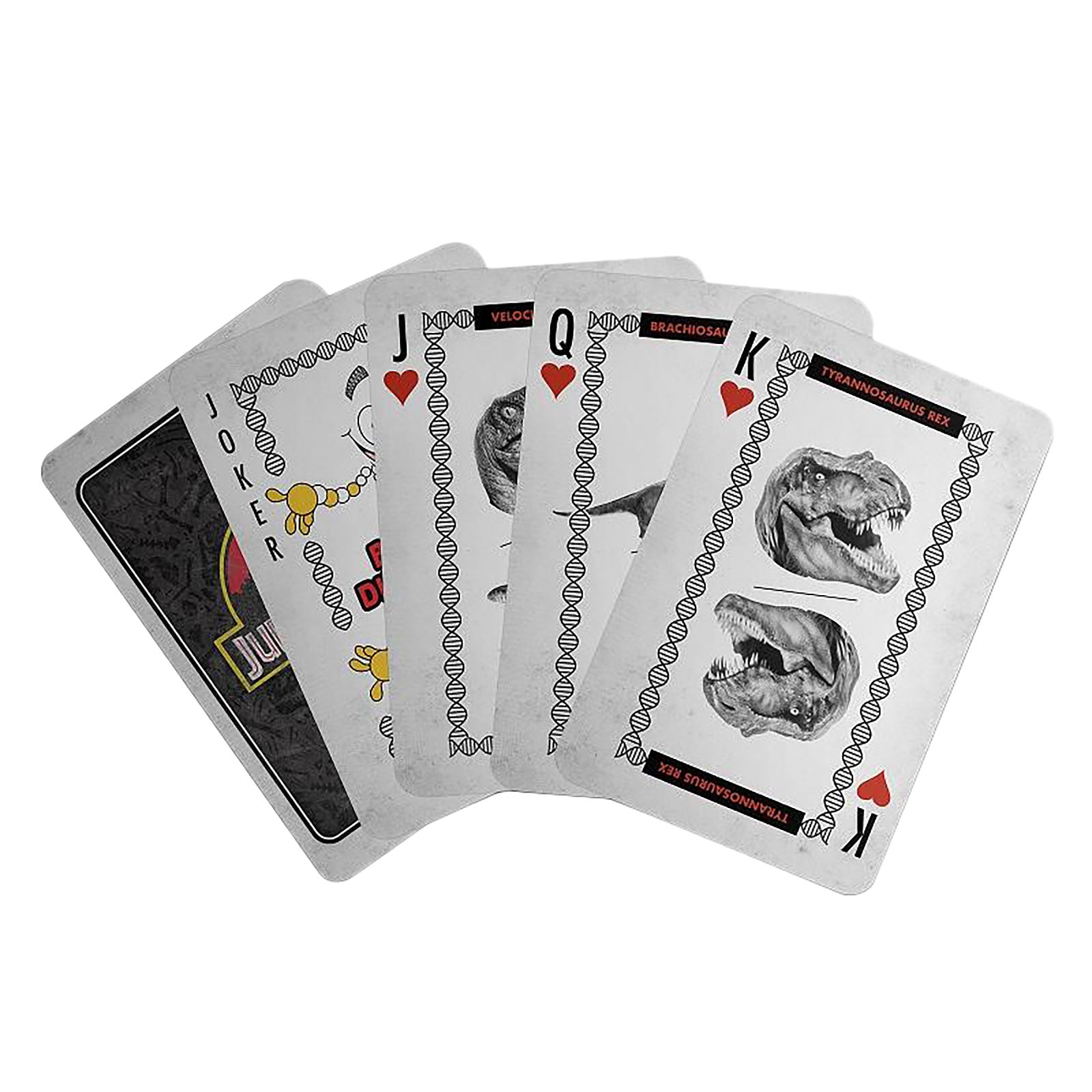 Image produit Jurassic Park - Cartes à jouer avec logo