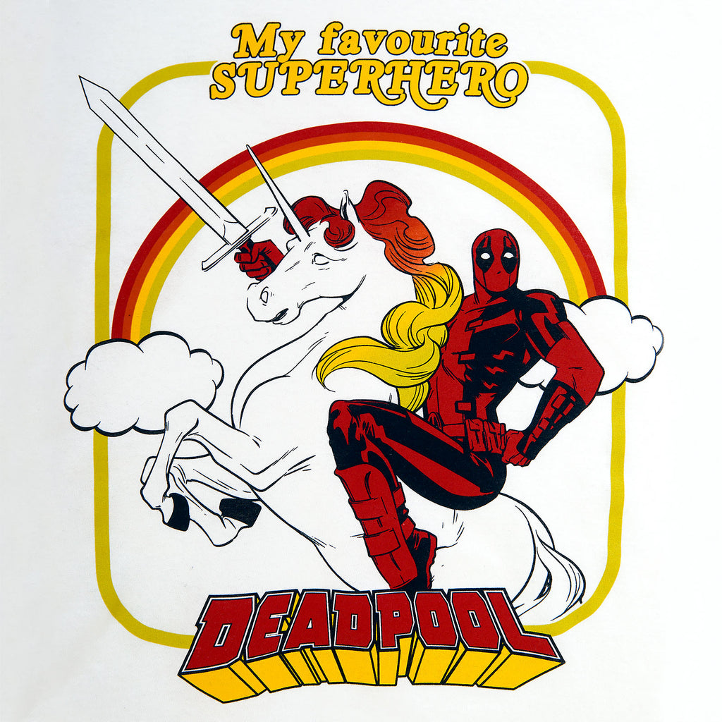 Image produit Deadpool - Mon super-héros préféré T-shirt blanc