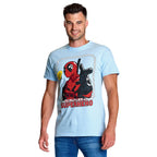 Image produit Deadpool - Comment être un super-héros T-shirt bleu