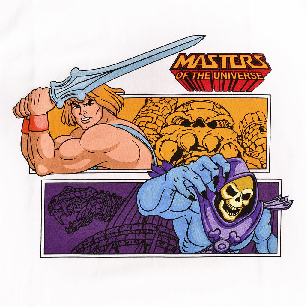 Image produit Masters of the Universe - T-shirt blanc He-Man vs. Skeletor