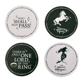 Image produit Seigneur des Anneaux Dessous de Verre Ensemble de 4