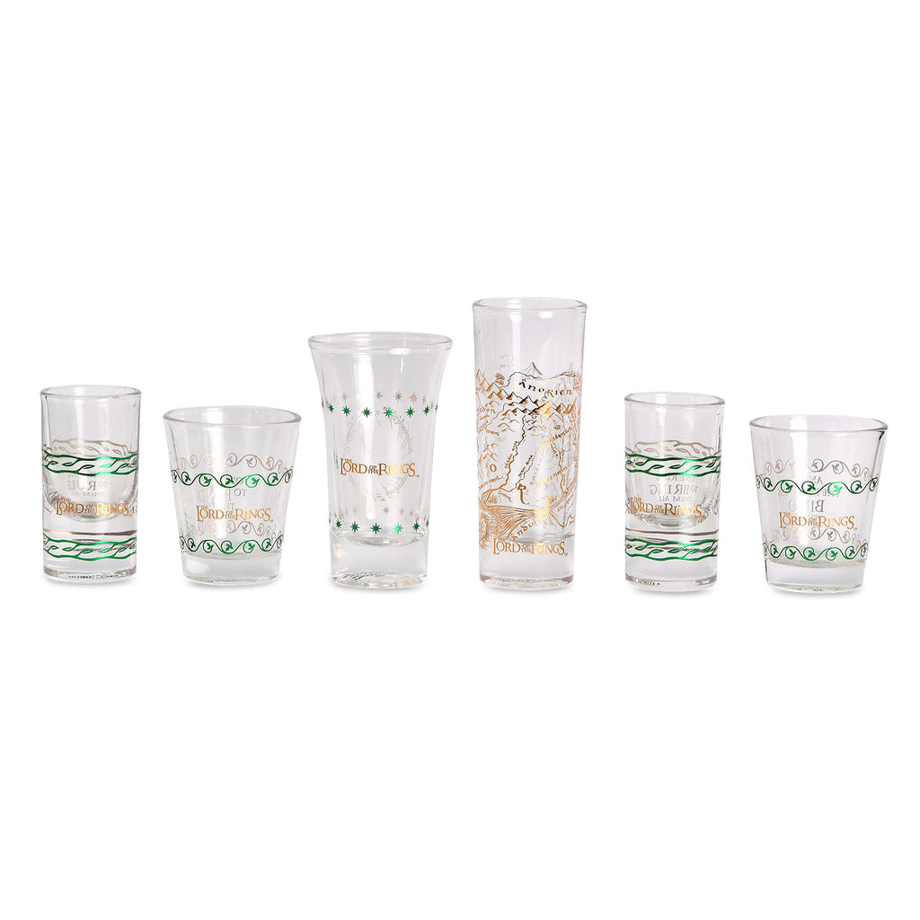 Image produit Le Seigneur des Anneaux - L'Anneau Unique & Ensemble de Verres Terre du Milieu