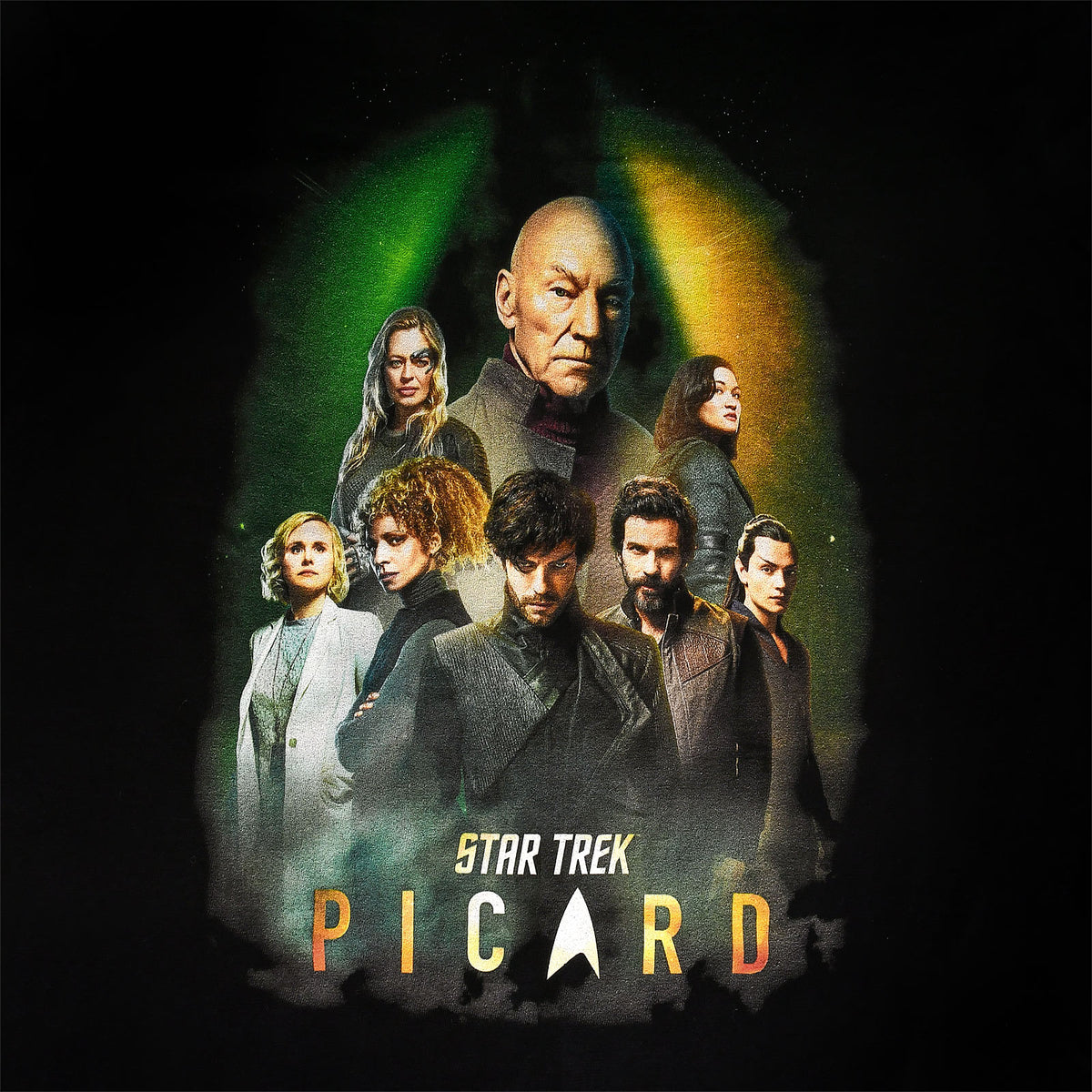 Image produit Star Trek - T-shirt noir personnages de Picard