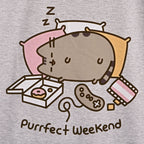 Image produit Pusheen - Purrfect Weekend T-shirt pour femmes gris