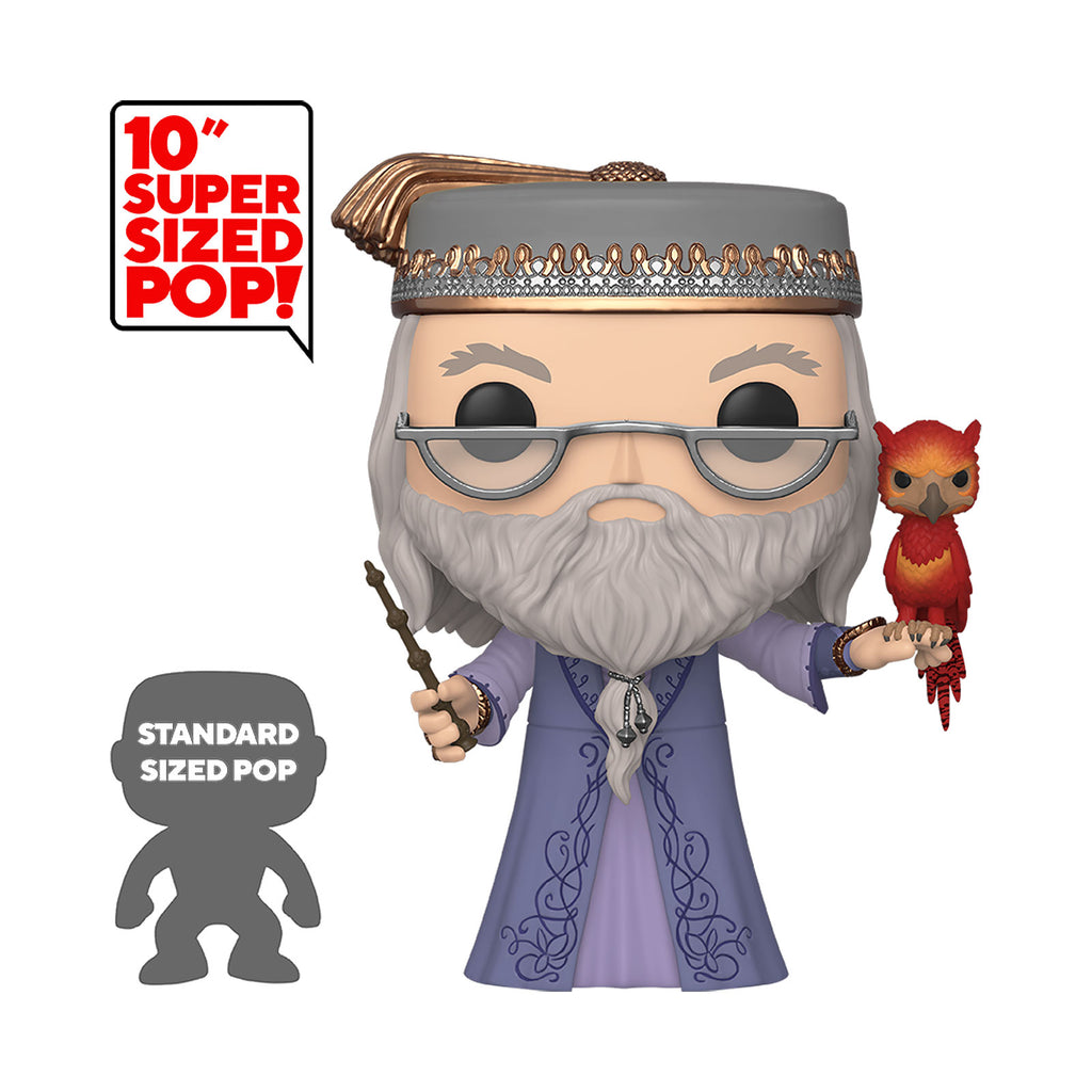 Image produit Albus Dumbledore avec Fawkes Figurine Funko Pop 25 cm - Harry Potter