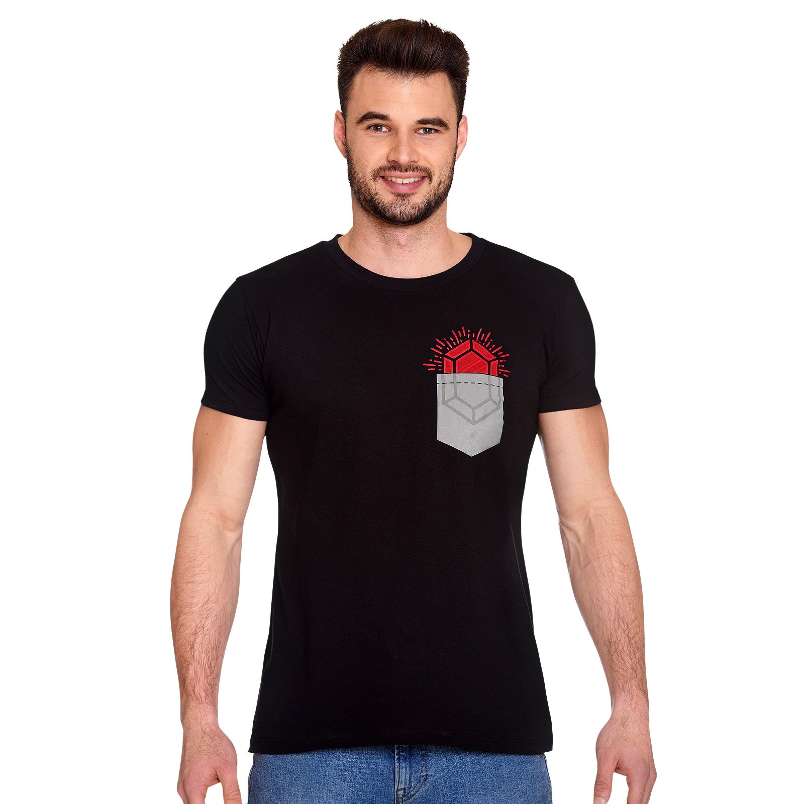 Image produit T-shirt Pocket Ruby pour les fans de Zelda noir