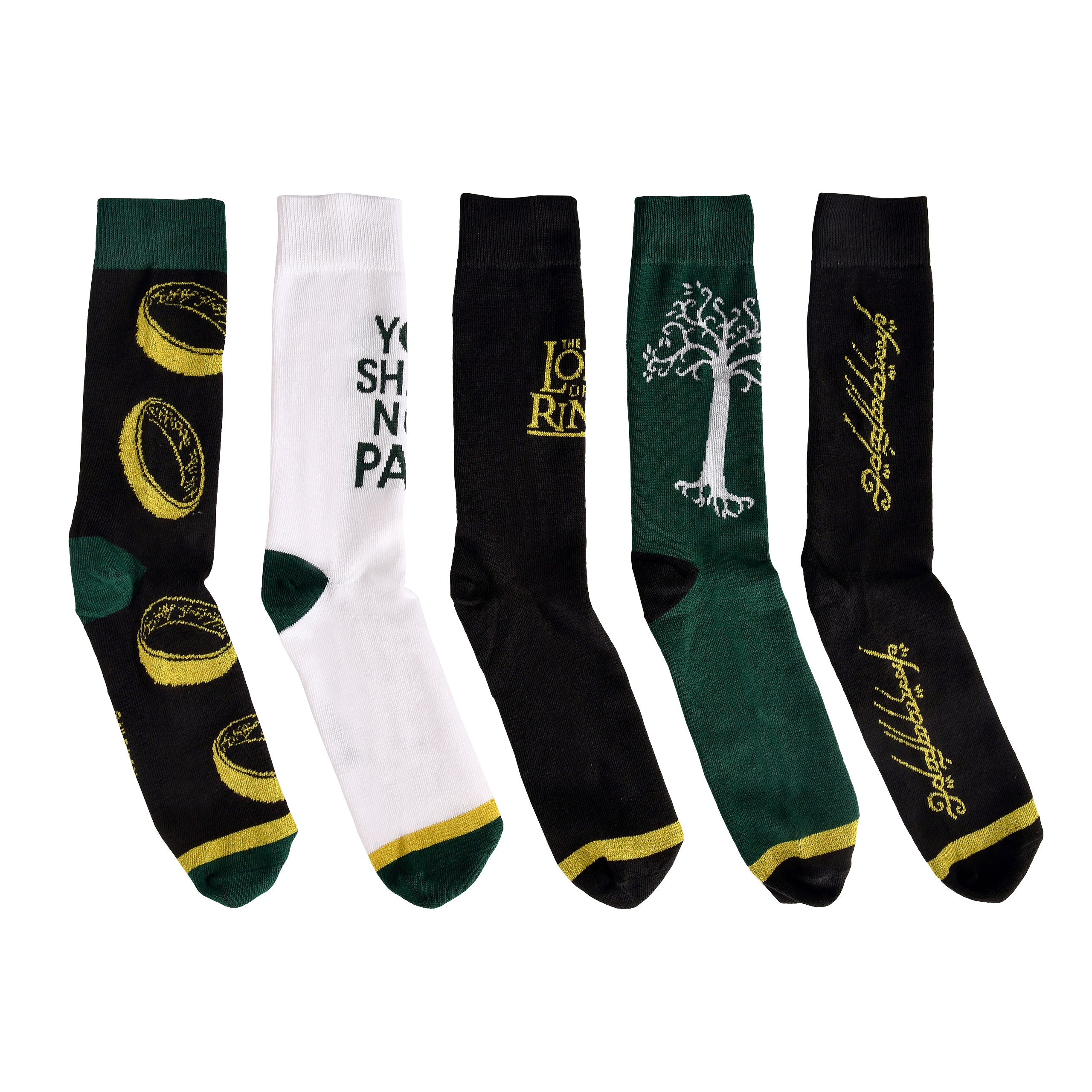 Image produit Seigneur des Anneaux - Ensemble de 5 Chaussettes Symbole