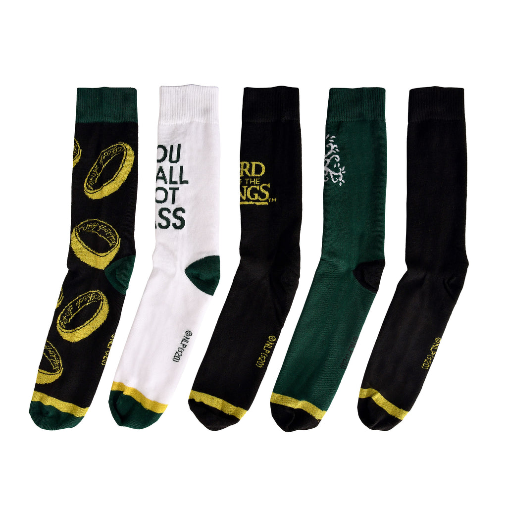 Image produit Seigneur des Anneaux - Ensemble de 5 Chaussettes Symbole
