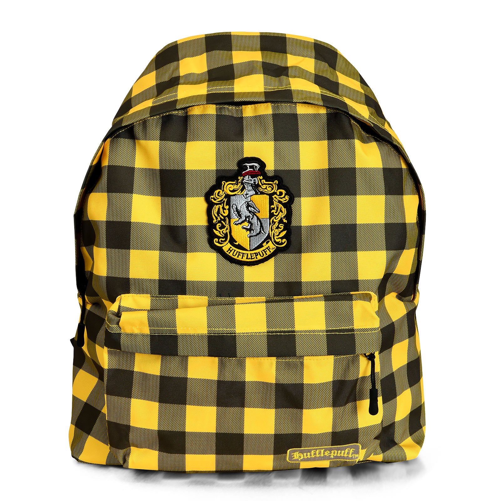 Image produit Harry Potter - Sac à dos à carreaux blason Hufflepuff
