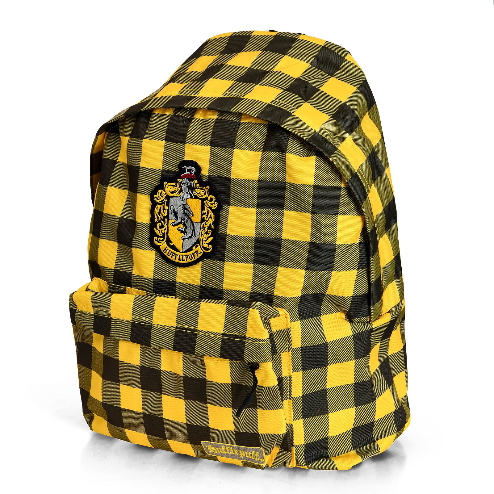 Image produit Harry Potter - Sac à dos à carreaux blason Hufflepuff