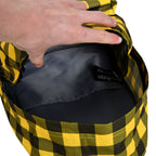 Image produit Harry Potter - Sac à dos à carreaux blason Hufflepuff