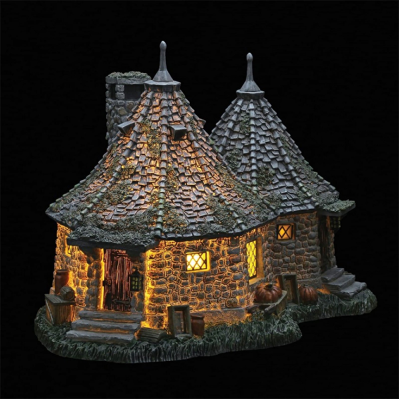 Image produit Réplique miniature de la cabane d'Hagrid avec éclairage - Harry Potter