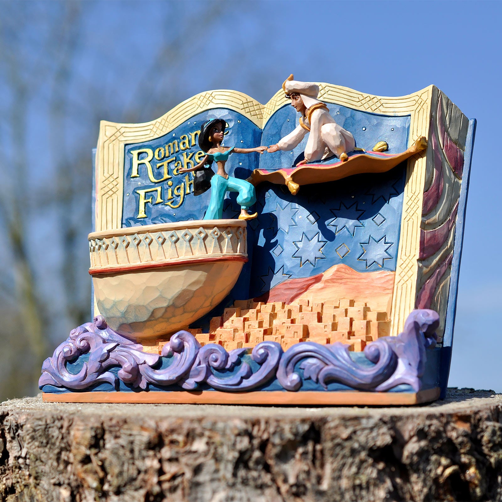Image produit Aladdin - Romance Takes Flight Storybook Figure