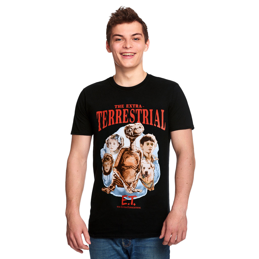 Image produit E.T. l'extra-terrestre T-shirt noir