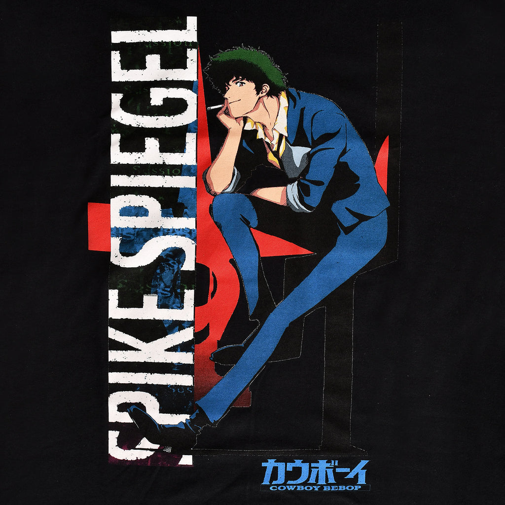 Image produit Cowboy Bebop - T-shirt de personnage Spike Spiegel noir