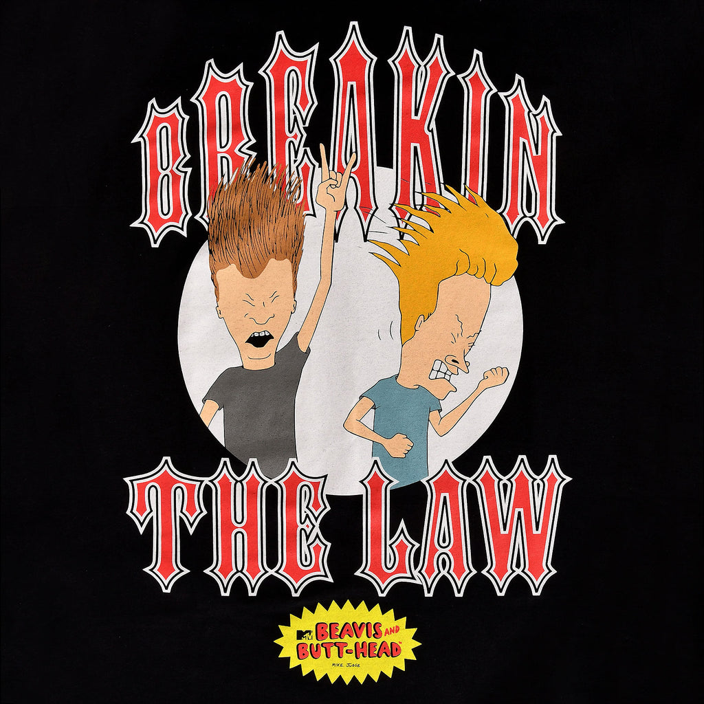 Image produit Beavis and Butt-Head - T-shirt Breaking the Law noir