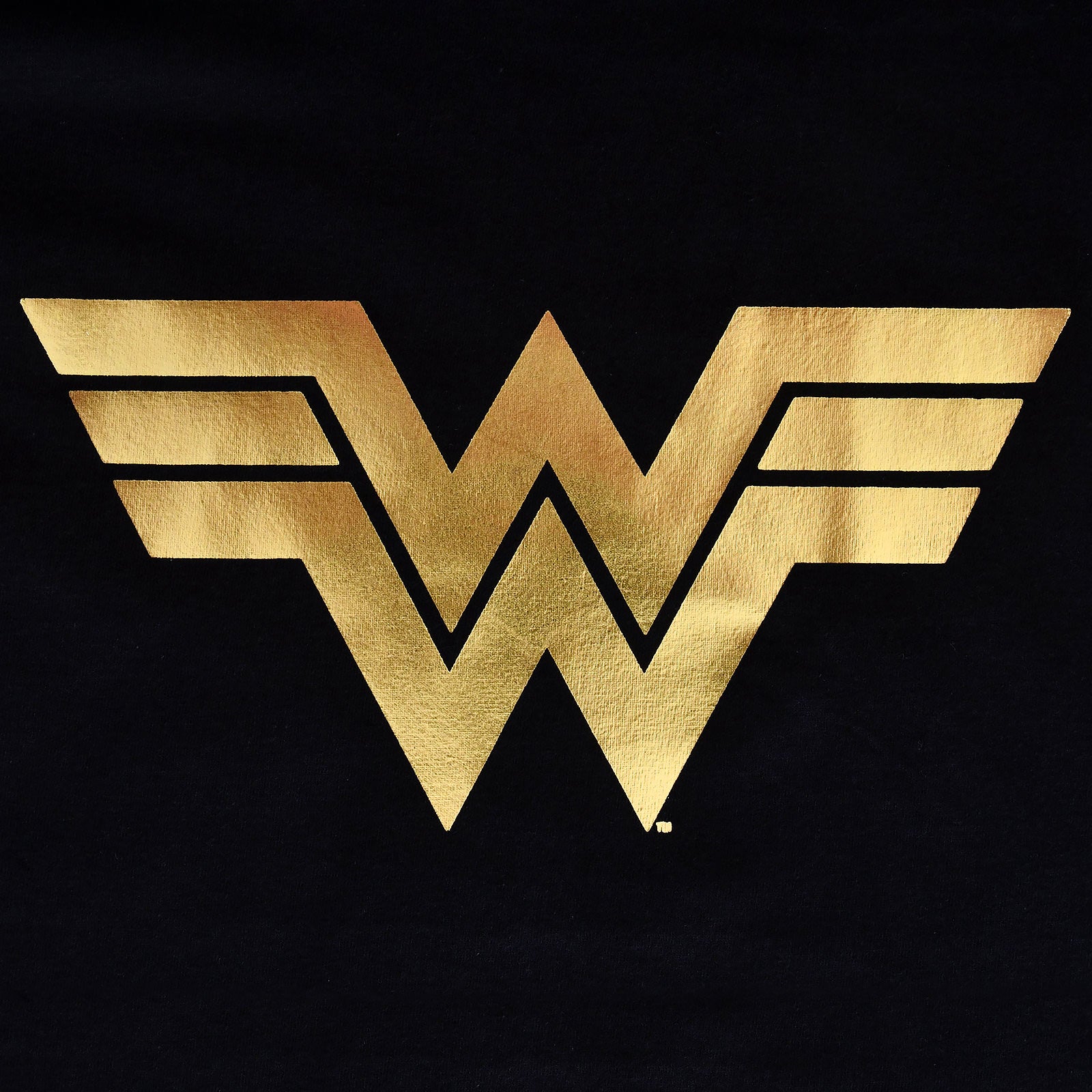Image produit Wonder Woman - T-shirt logo femme noir