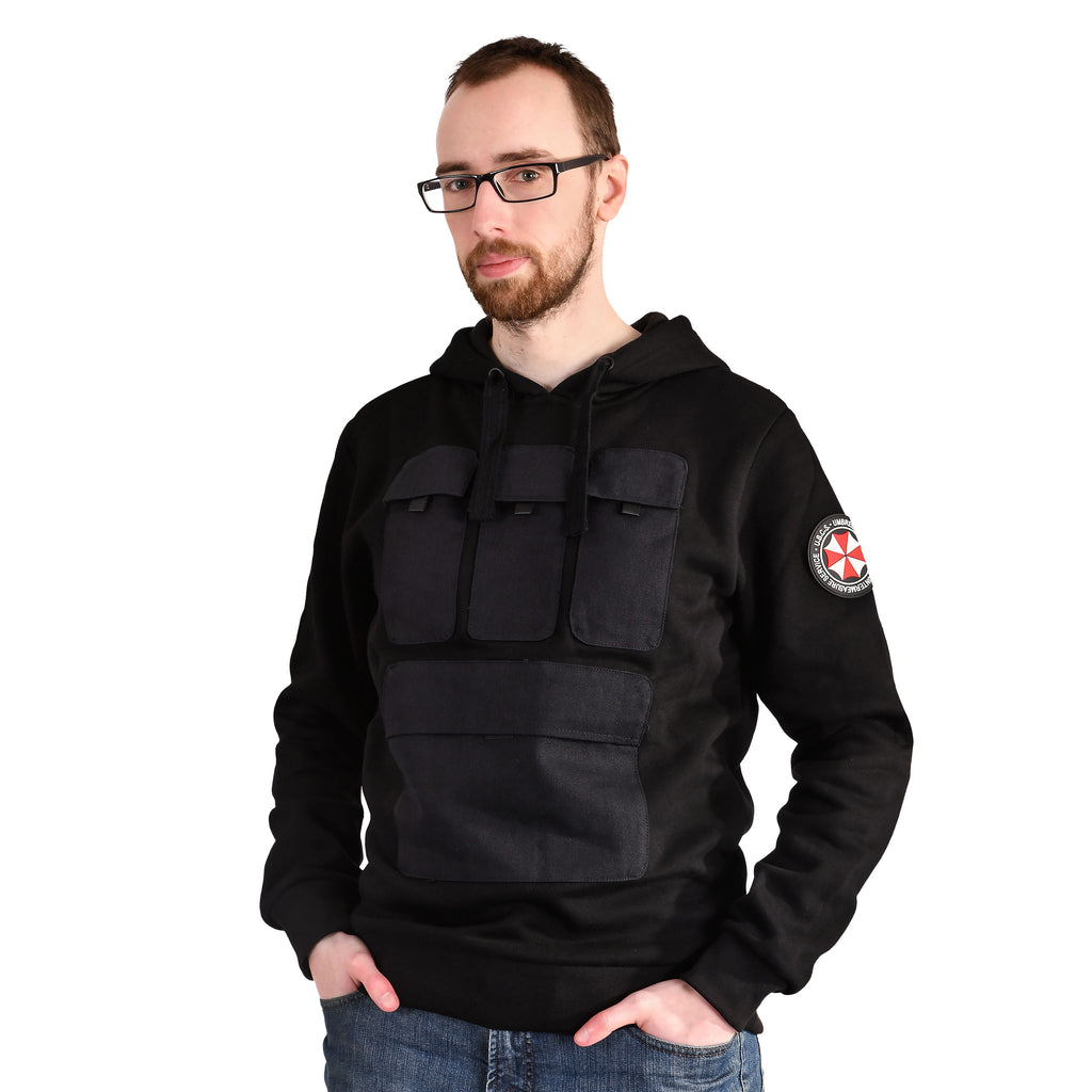 Image produit Resident Evil - U.B.C.S. Outfit Sweat à capuche militaire noir