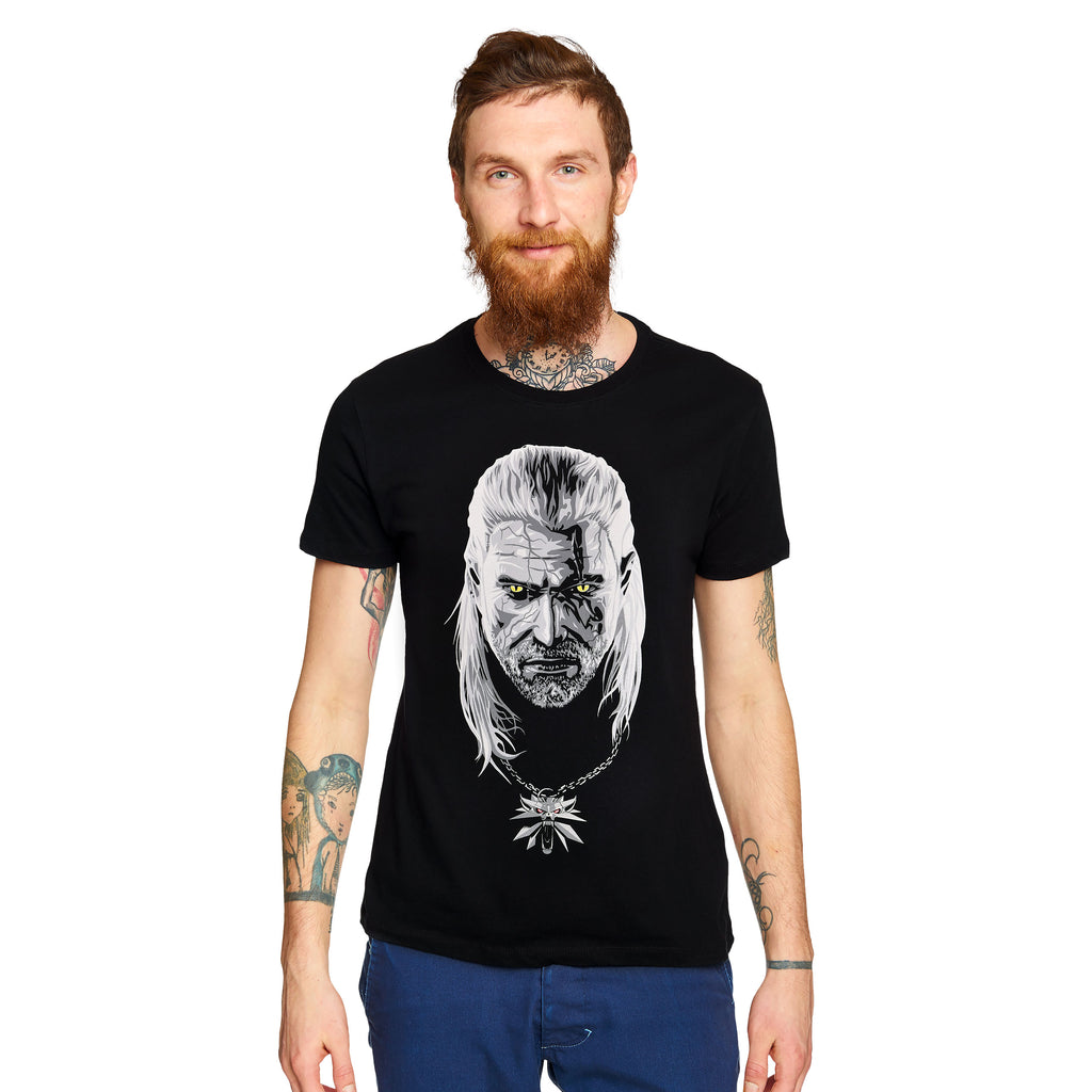 Image produit Witcher - T-shirt Geralt empoisonné phosphorescent noir