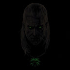 Image produit Witcher - T-shirt Geralt empoisonné phosphorescent noir
