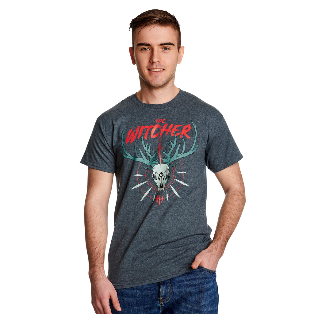 Image produit Witcher - T-shirt Trophy Hunter gris