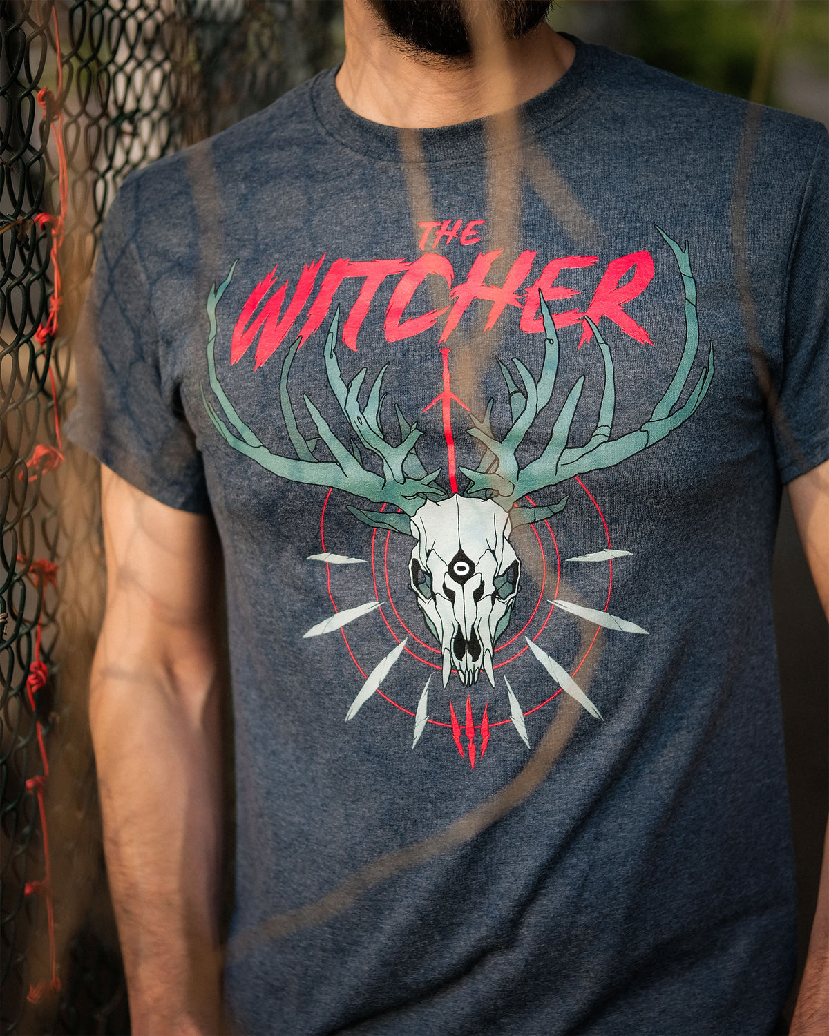 Image produit Witcher - T-shirt Trophy Hunter gris