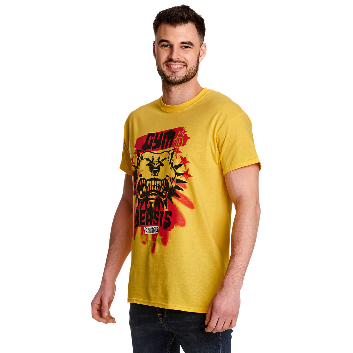 Image produit Cyberpunk 2077 - T-shirt Gym Beasts jaune