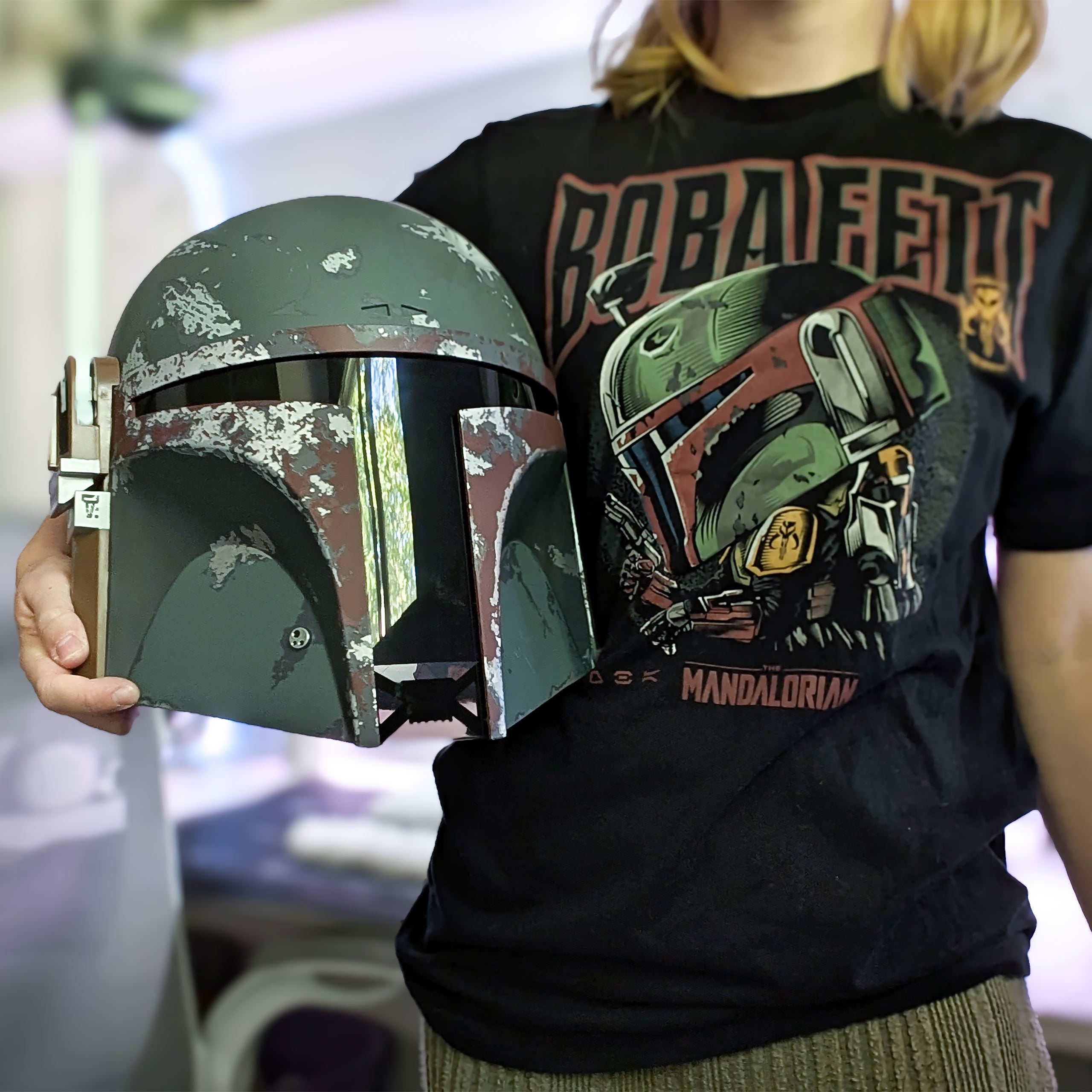Image produit Star Wars - Casque Boba Fett Réplique Premium avec Effets Lumineux