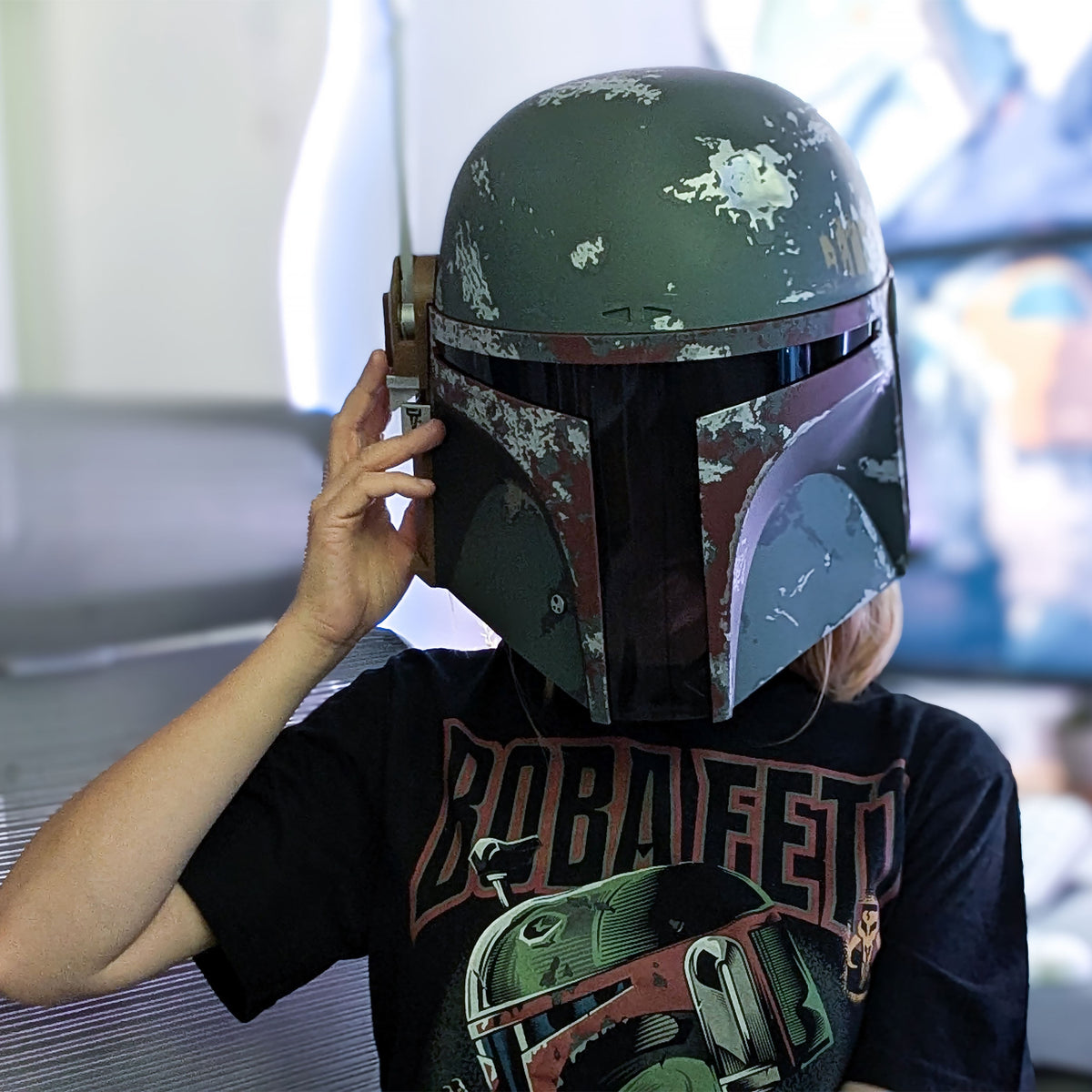 Image produit Star Wars - Casque Boba Fett Réplique Premium avec Effets Lumineux