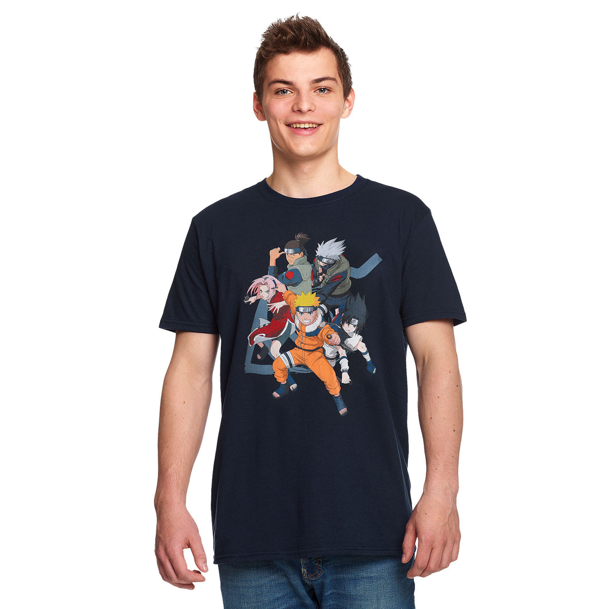 Image produit Naruto - T-shirt d'équipe Konoha bleu