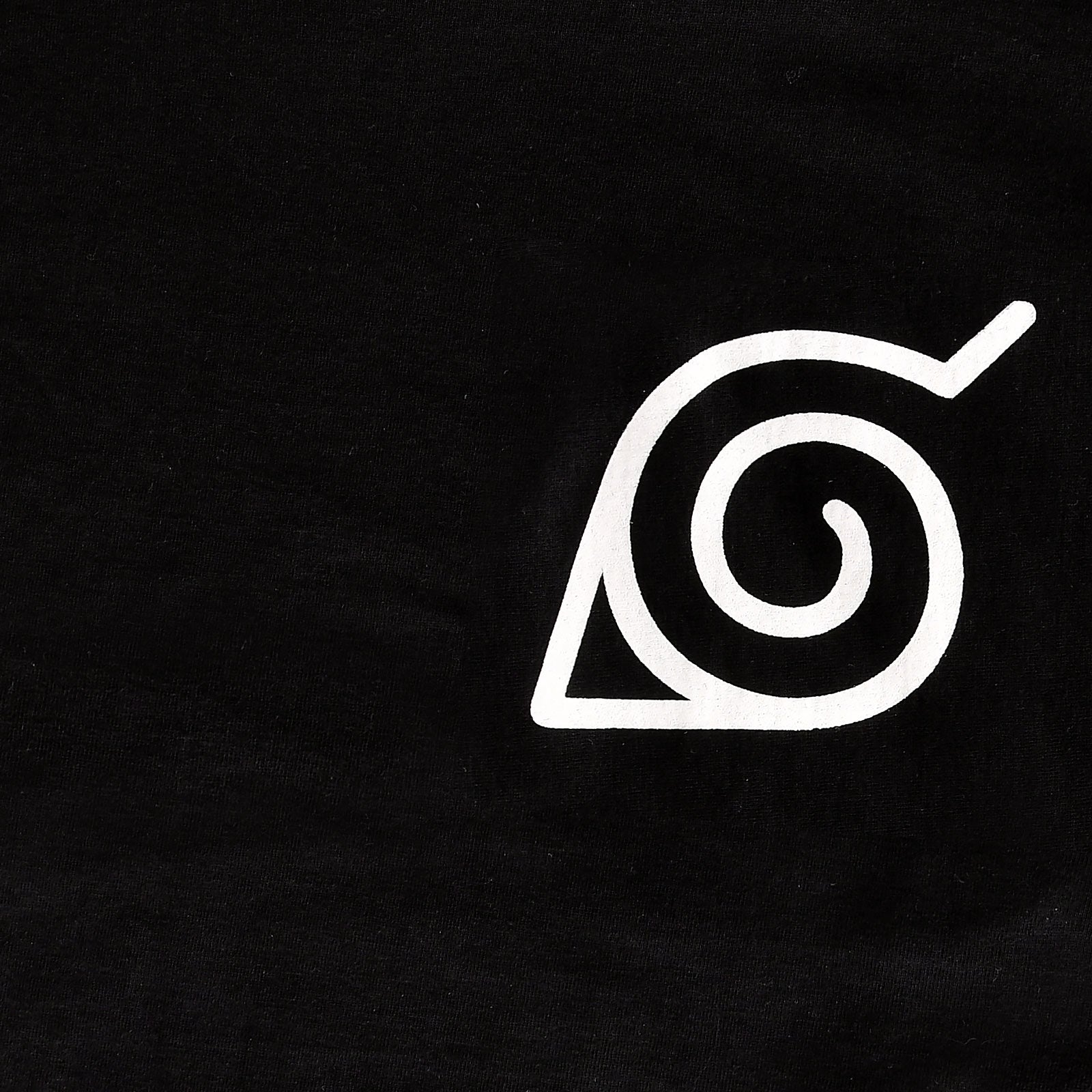 Image produit Naruto - T-shirt noir avec mini symbole de Konoha