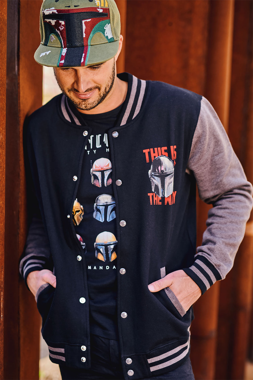 Image produit Star Wars - T-shirt Mandalorian Helmets noir