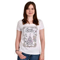 Image produit La Belle et la Bête - T-shirt Portrait de film pour femmes blanc